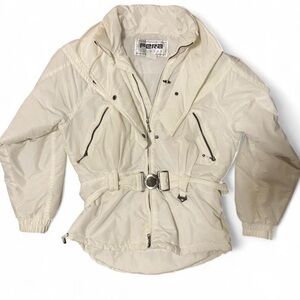 Fera 80s Women's White Ski Jacket